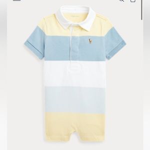 Ralph Lauren striped jersey shortall NWT